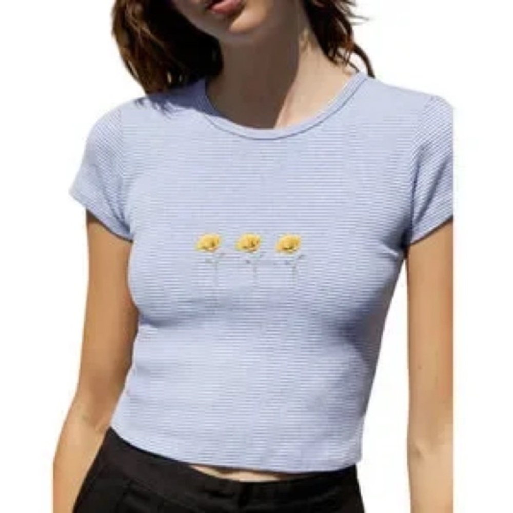 🌿Final Sale Brandy Melville Striped‎ Top